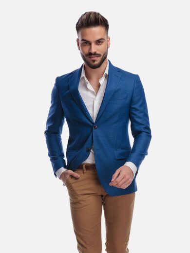 Classic fit stretch suit